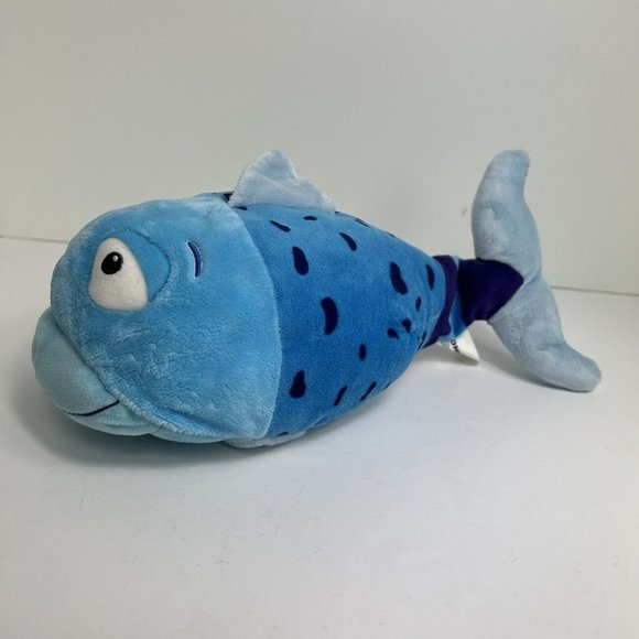 Kohl’s Cares Plush Pout Pout Fish Stuffed Animal 12” Blue Ocean Sea Life 2008 - Picture 10 of 12